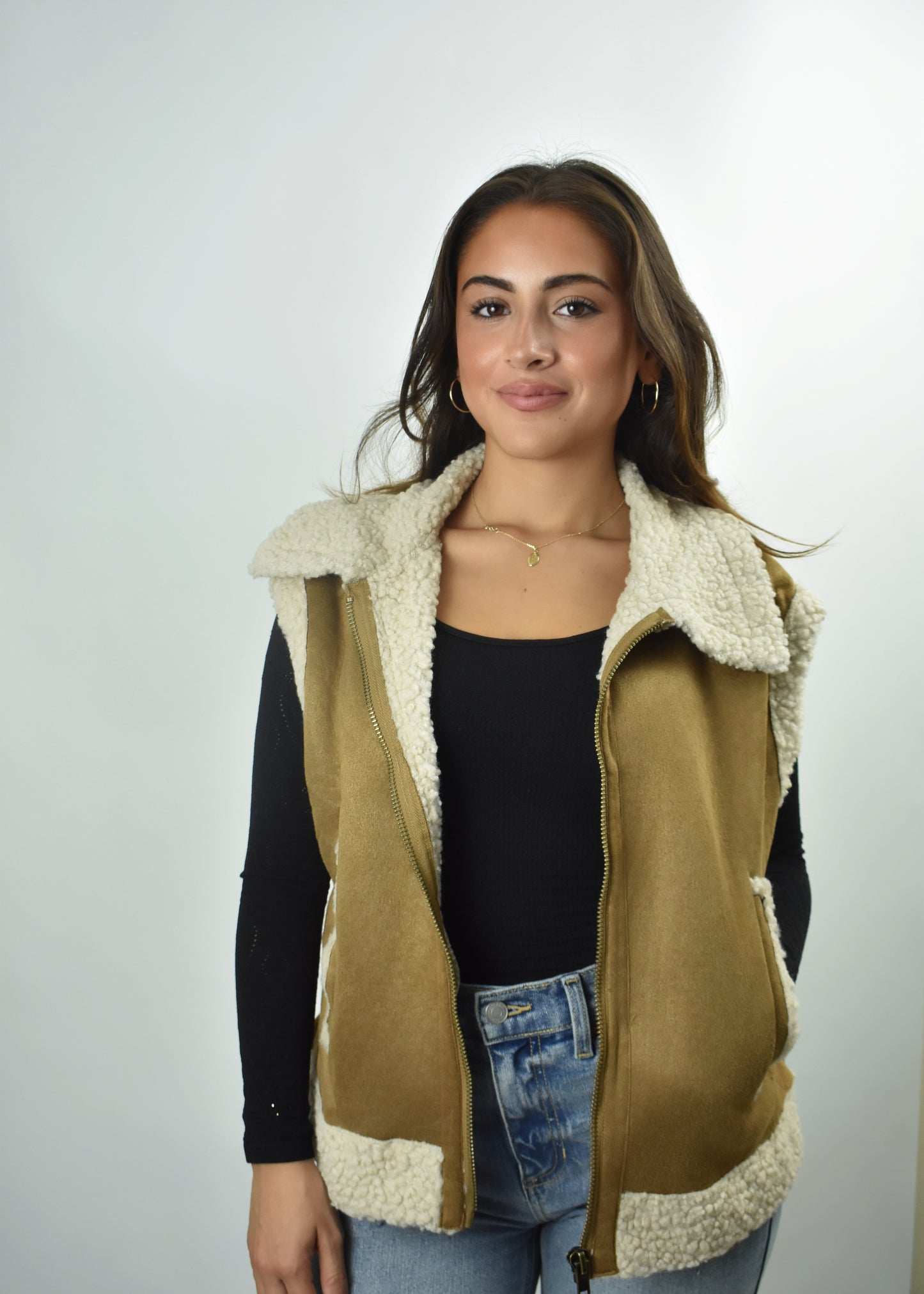 "It Girl" Shearling Vest