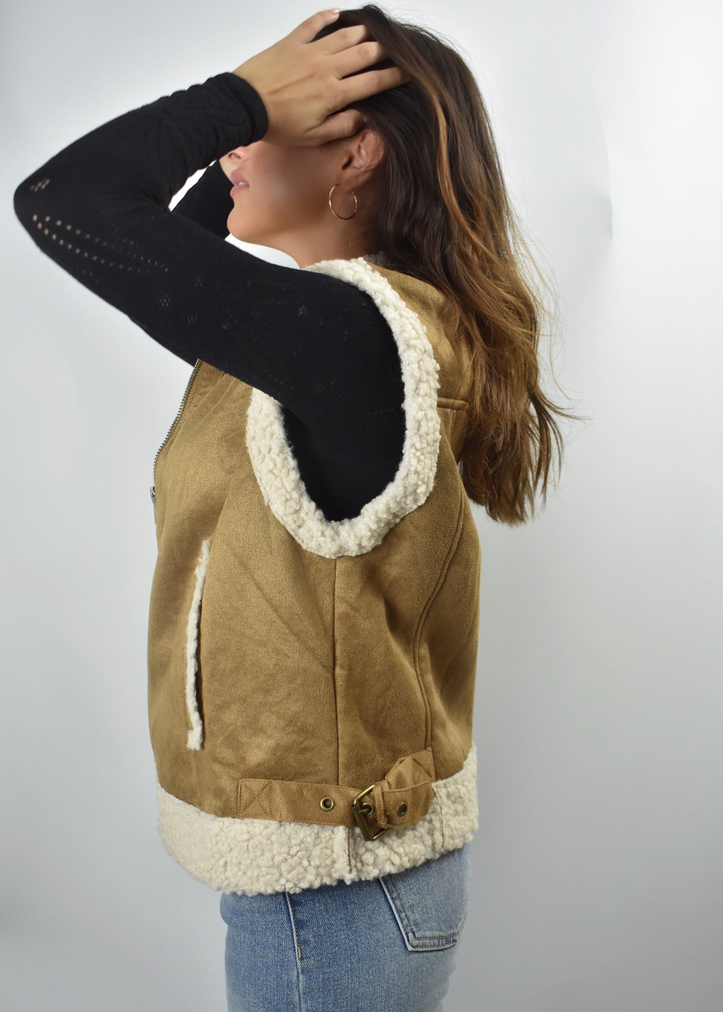 "It Girl" Shearling Vest