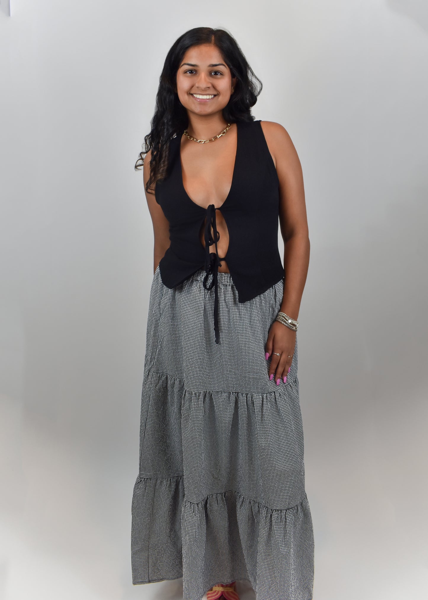 Ryan Tie Front Vest