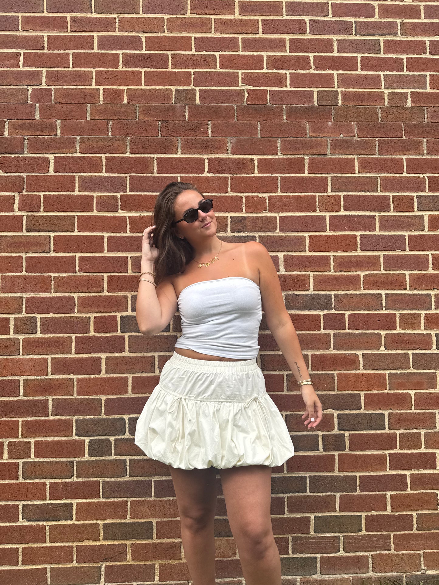 Poppy Bubble Mini Skirt