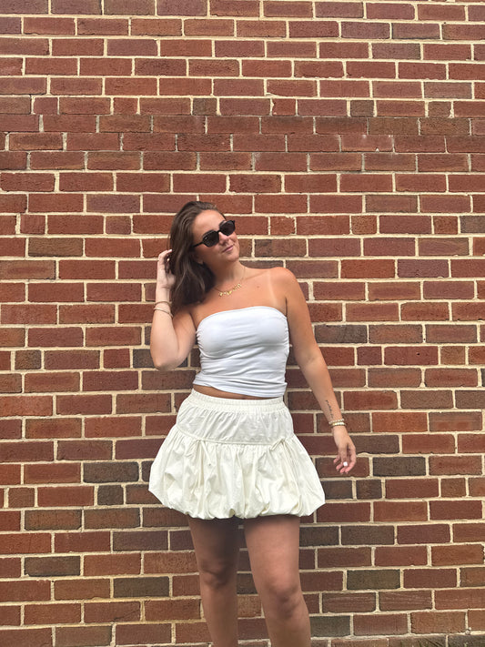 Poppy Bubble Mini Skirt