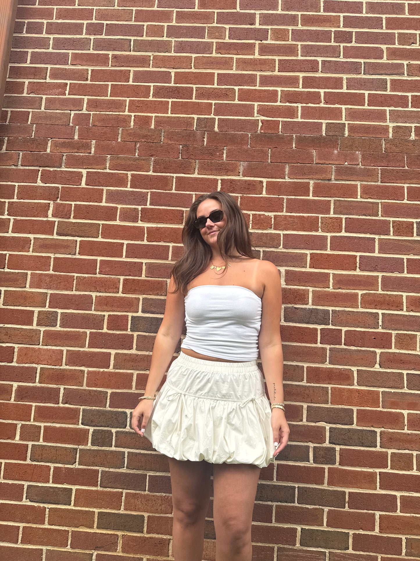 Poppy Bubble Mini Skirt