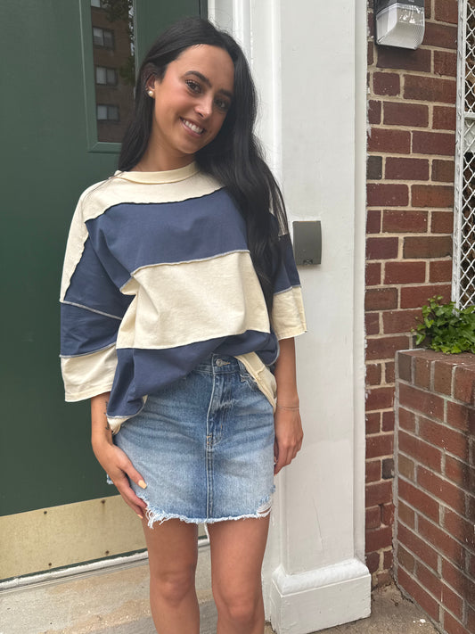 Sail Away Oversized Tee