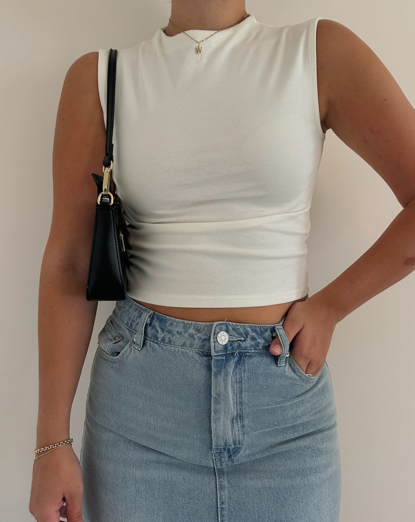 Maddie Mock Neck Top