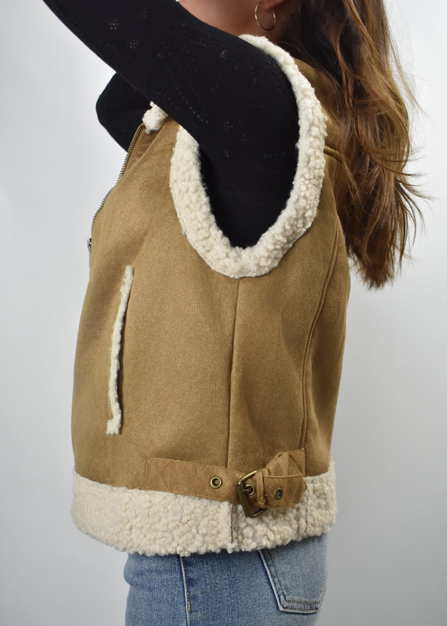 "It Girl" Shearling Vest